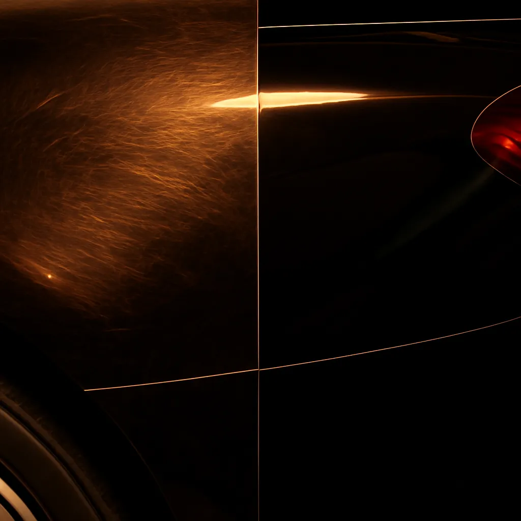 Paint correction — swirl marks removed