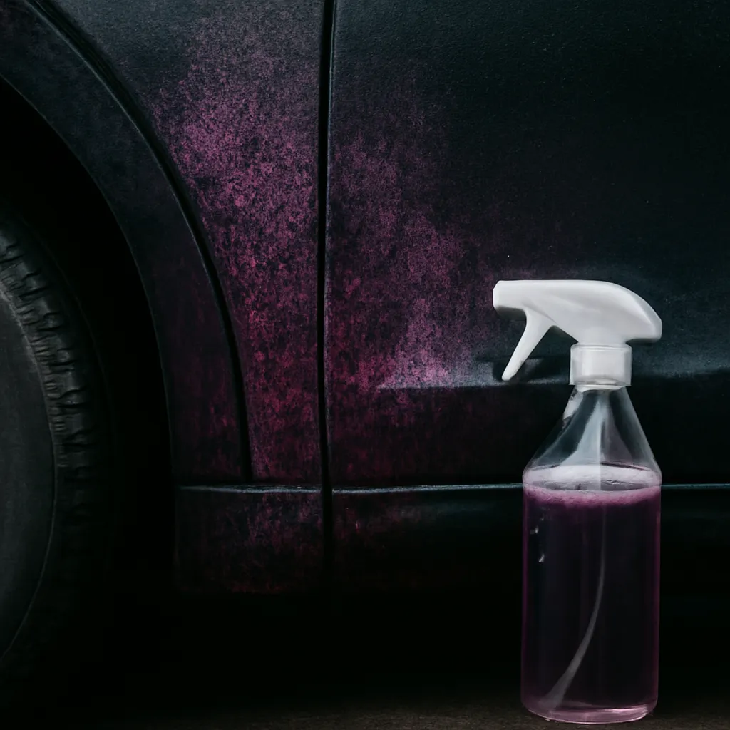 Clay bar decontamination — smooth surface result